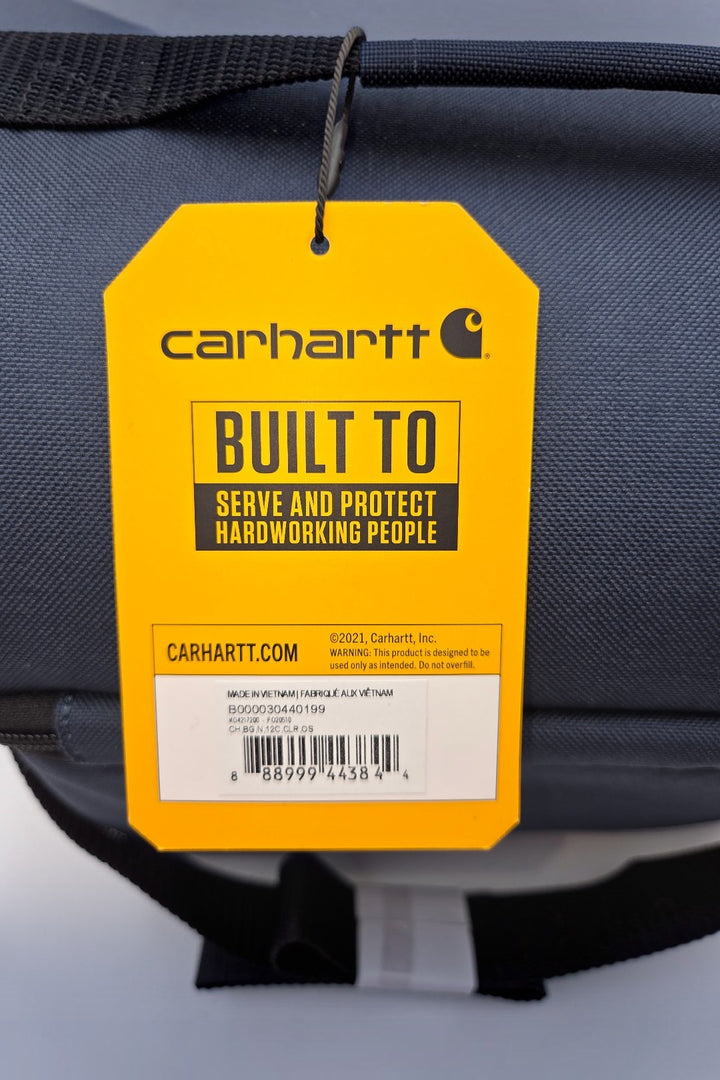 Carhartt Insulated 12-Can Two-Compartment Lunch Cooler – Navy