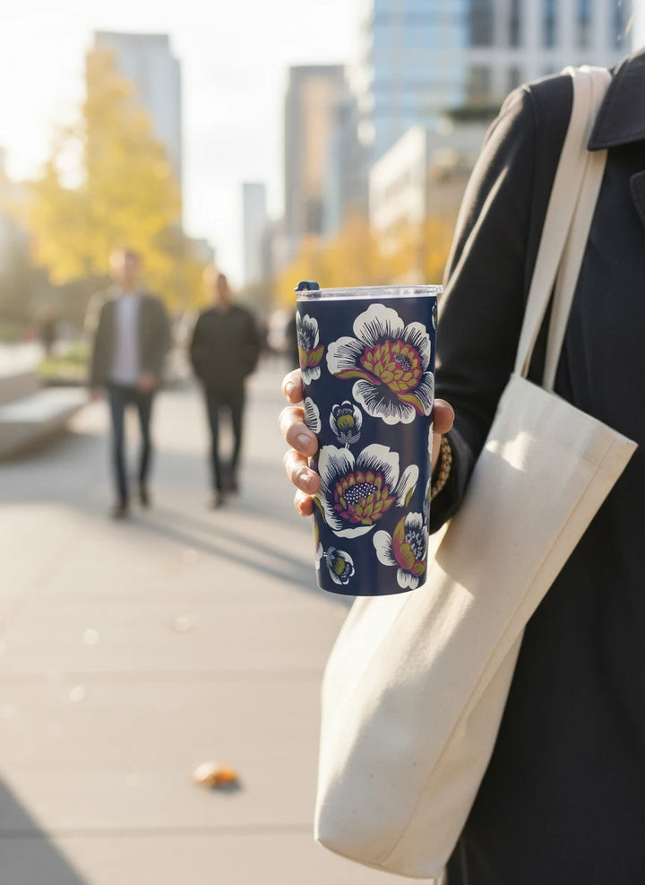 Vera Bradley 20 oz Stainless Steel Thermal Mug – Seurat Floral