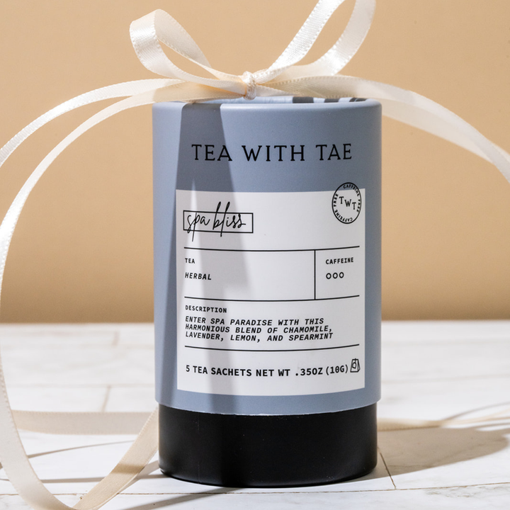 Spa Bliss Herbal Mini Tea Tube - 5 Tea Bags