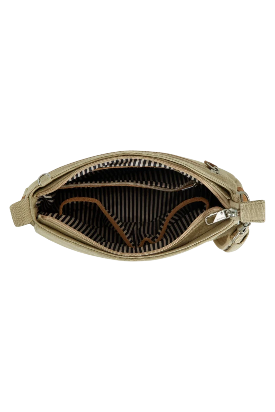 Travelon Anti-Theft Heritage Saddle Crossbody Bag - Natural