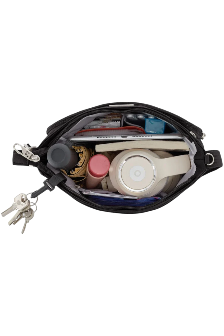 Travelon Anti-Theft Classic North/South Crossbody Bag - Black