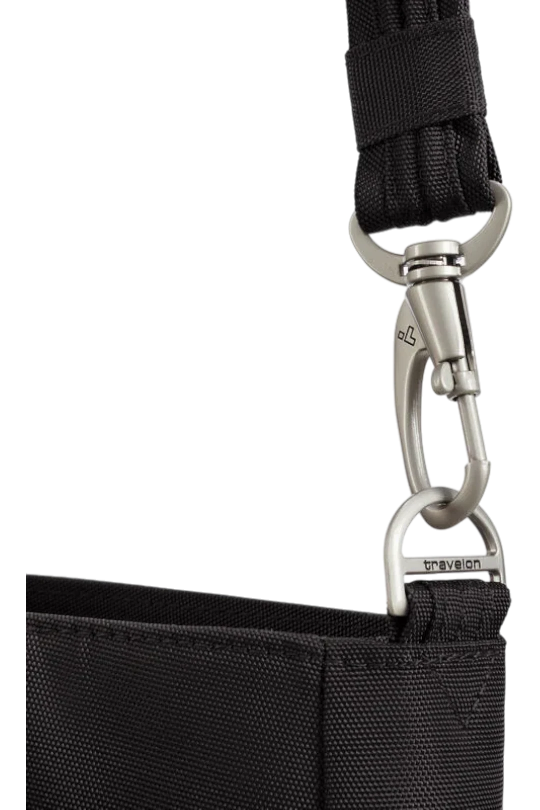 Travelon Anti-Theft Classic North/South Crossbody Bag - Black