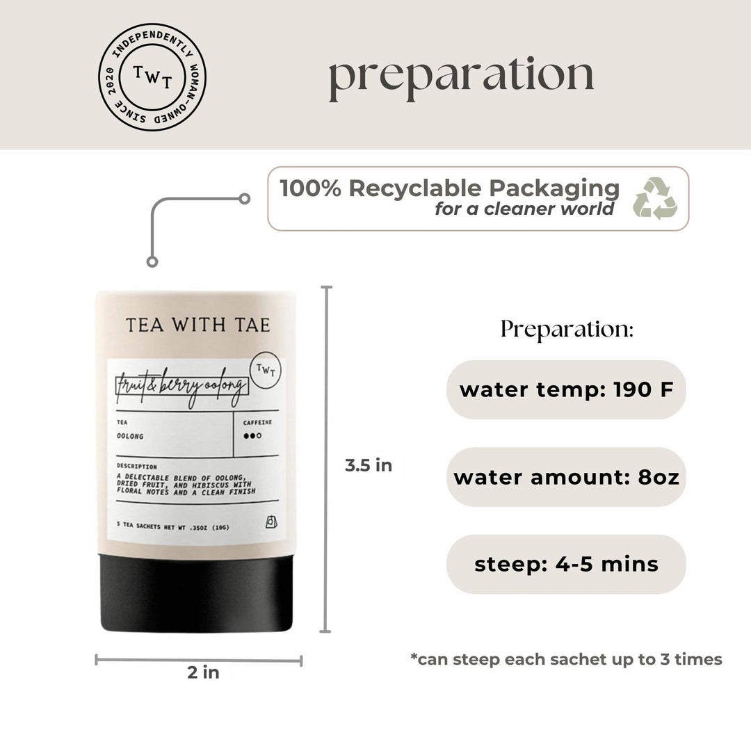 Fruit & Berry Oolong Tea Mini Tube