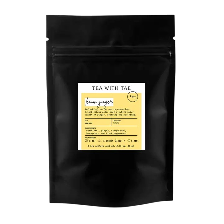 Lemon Ginger Herbal Tea – Zesty & Soothing Blend