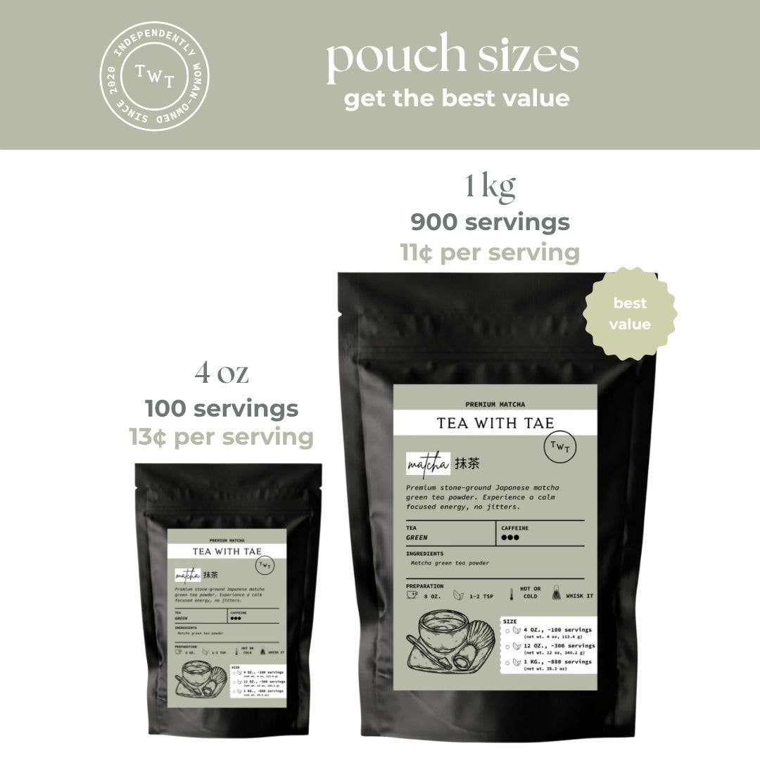 Premium Japanese Matcha Pouch