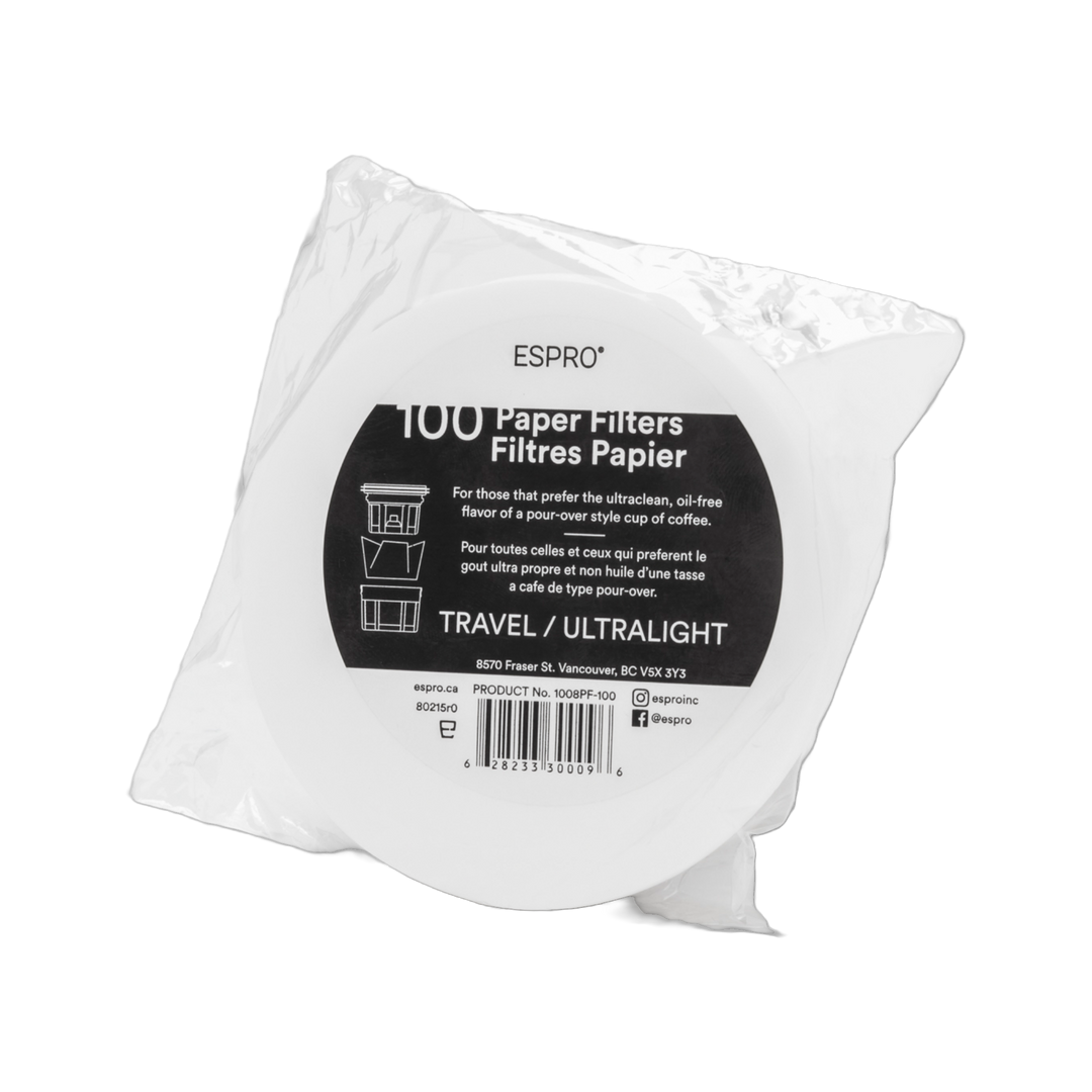 ESPRO Paper Filters for P3, P5 & P7 Coffee Press – 100 Pack