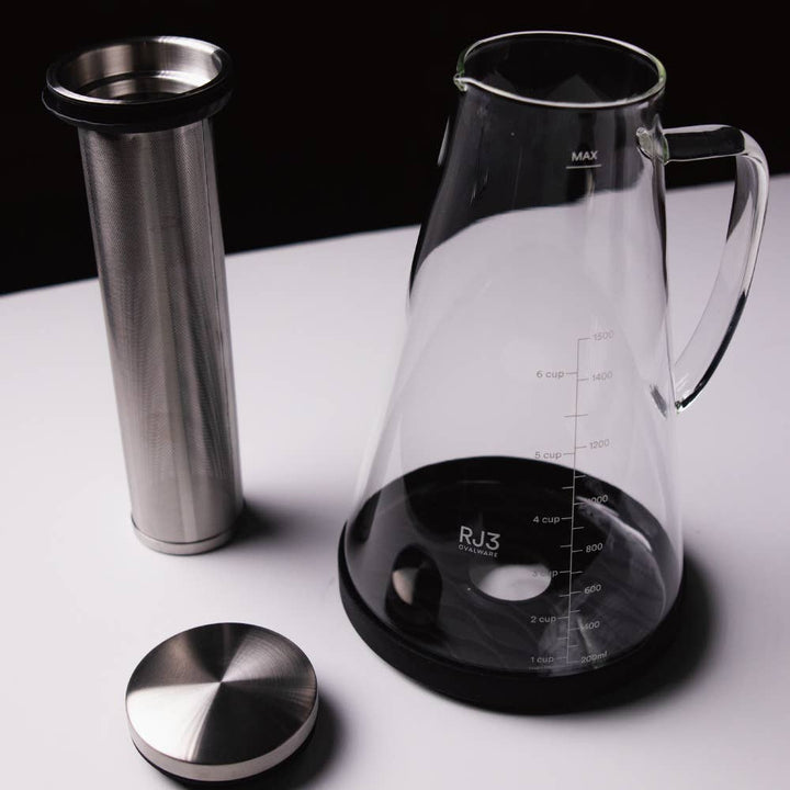 Airtight Cold Brew Coffee & Tea Maker | 1.5L Glass Pitcher