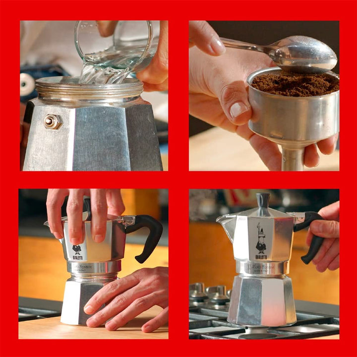Bialetti Moka Express 6-Cup Stovetop Espresso Maker