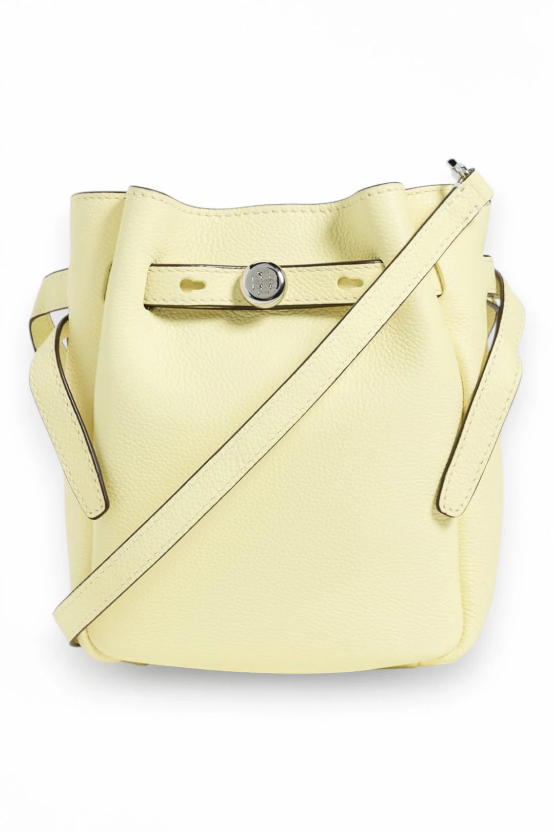 Tory Burch Small Romy Phone Crossbody – Lemon Soufflé