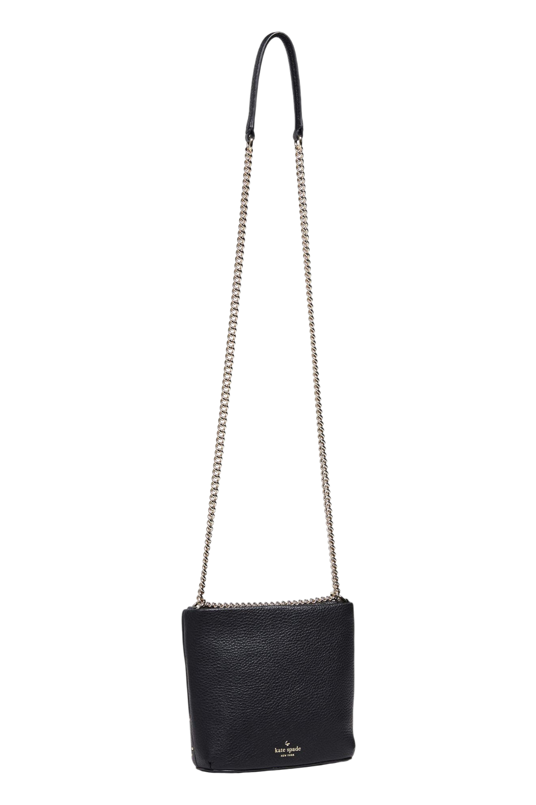 Kate Spade Hayes Street Pearl Ellery Crossbody – Black Pebbled Leather