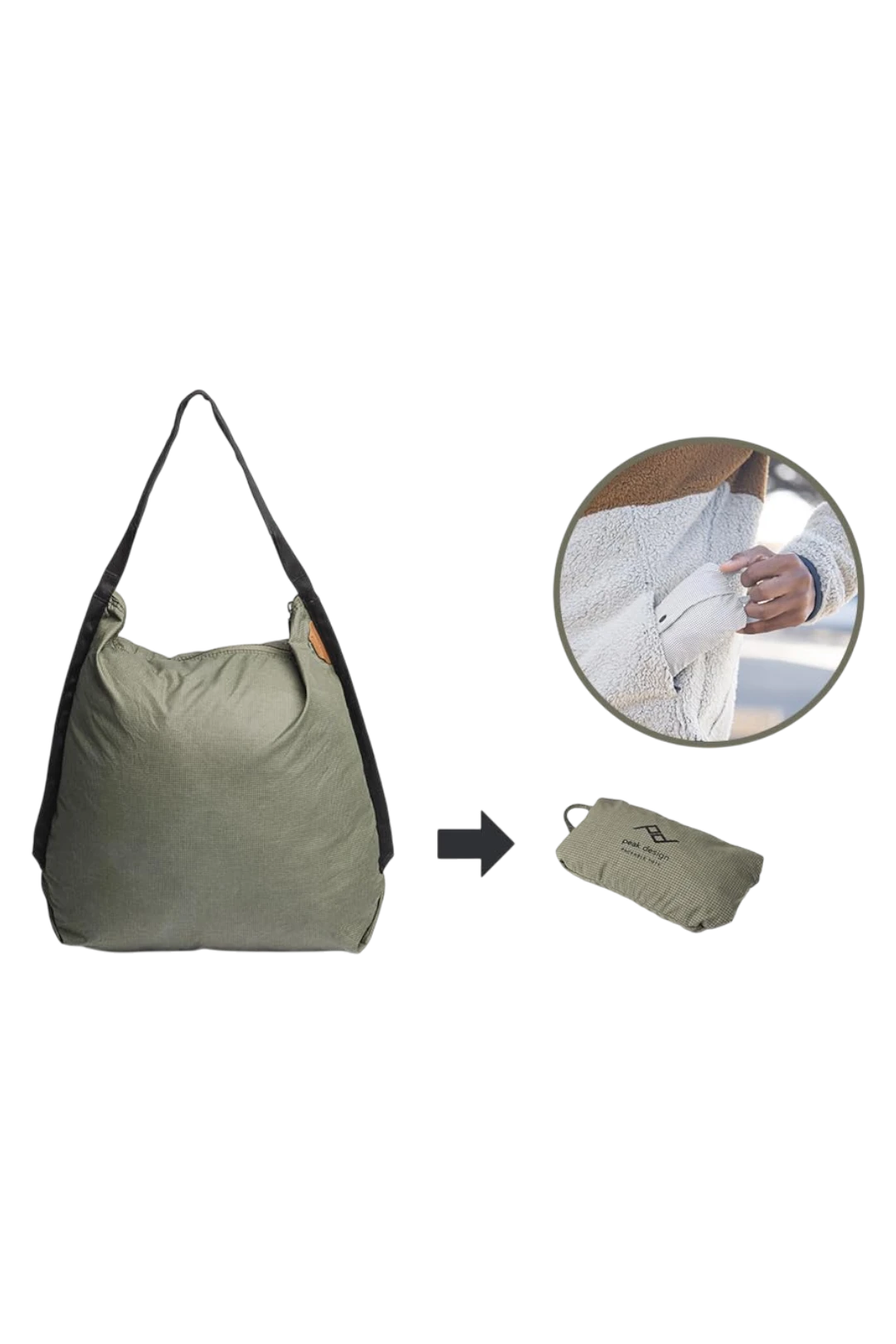 Peak Design Packable Tote - Sage