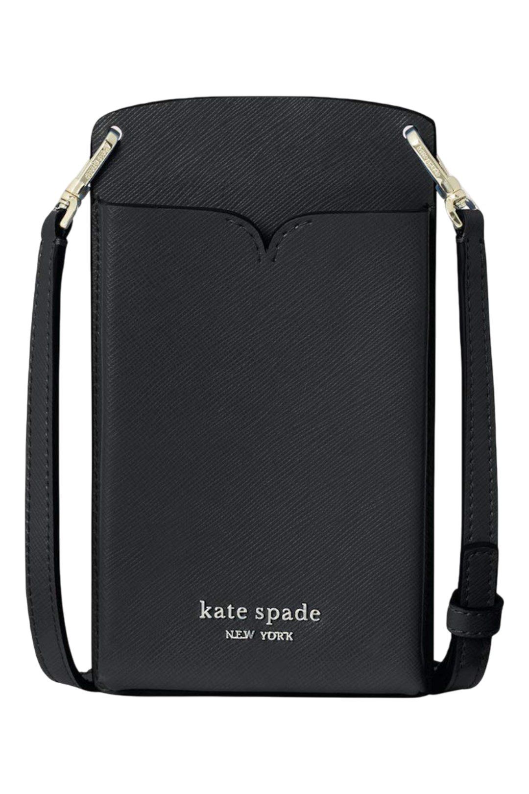 Kate Spade Spencer Slim Crossbody – Black Saffiano Leather