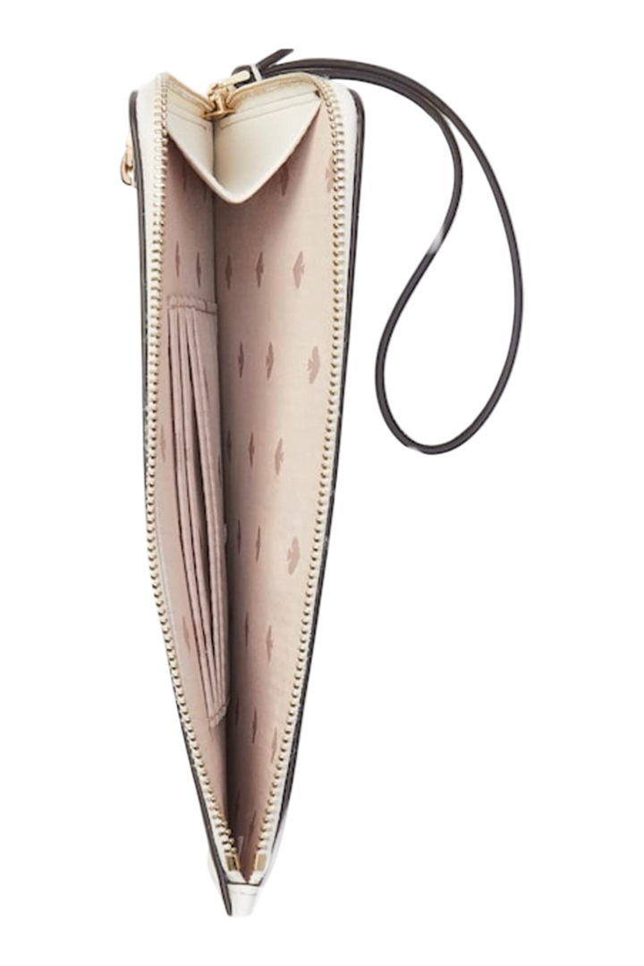 Kate Spade Staci Medium L Zip Wristlet – Parchment