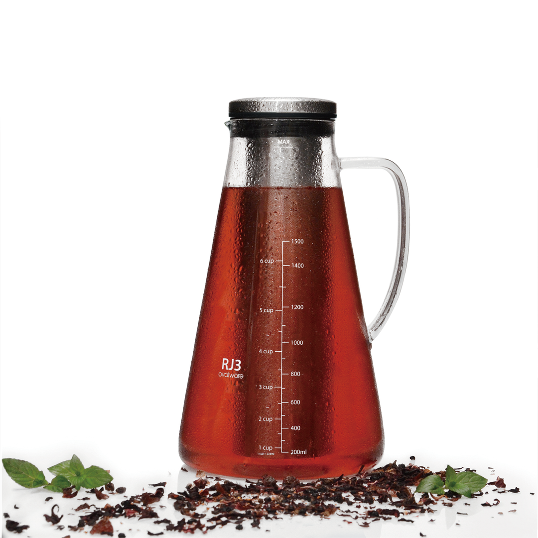 Airtight Cold Brew Coffee & Tea Maker | 1.5L Glass Pitcher