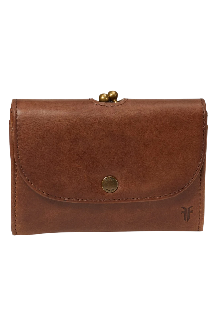 Frye Melissa Clip Purse – Cognac