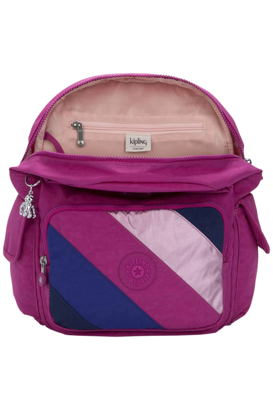 Kipling Women's City Pack Backpack - Pink Mix Block