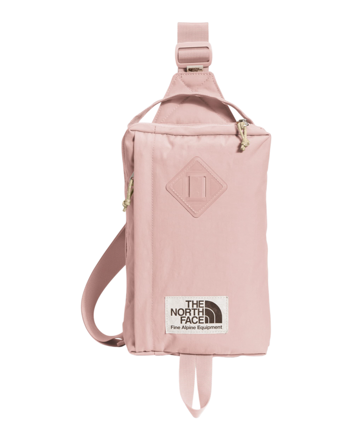 The North Face Berkeley Field Bag Pink Moss Gravel Nylon Shoulder Pack 5L