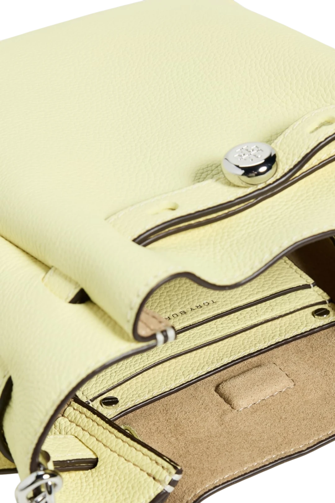 Tory Burch Small Romy Phone Crossbody – Lemon Soufflé