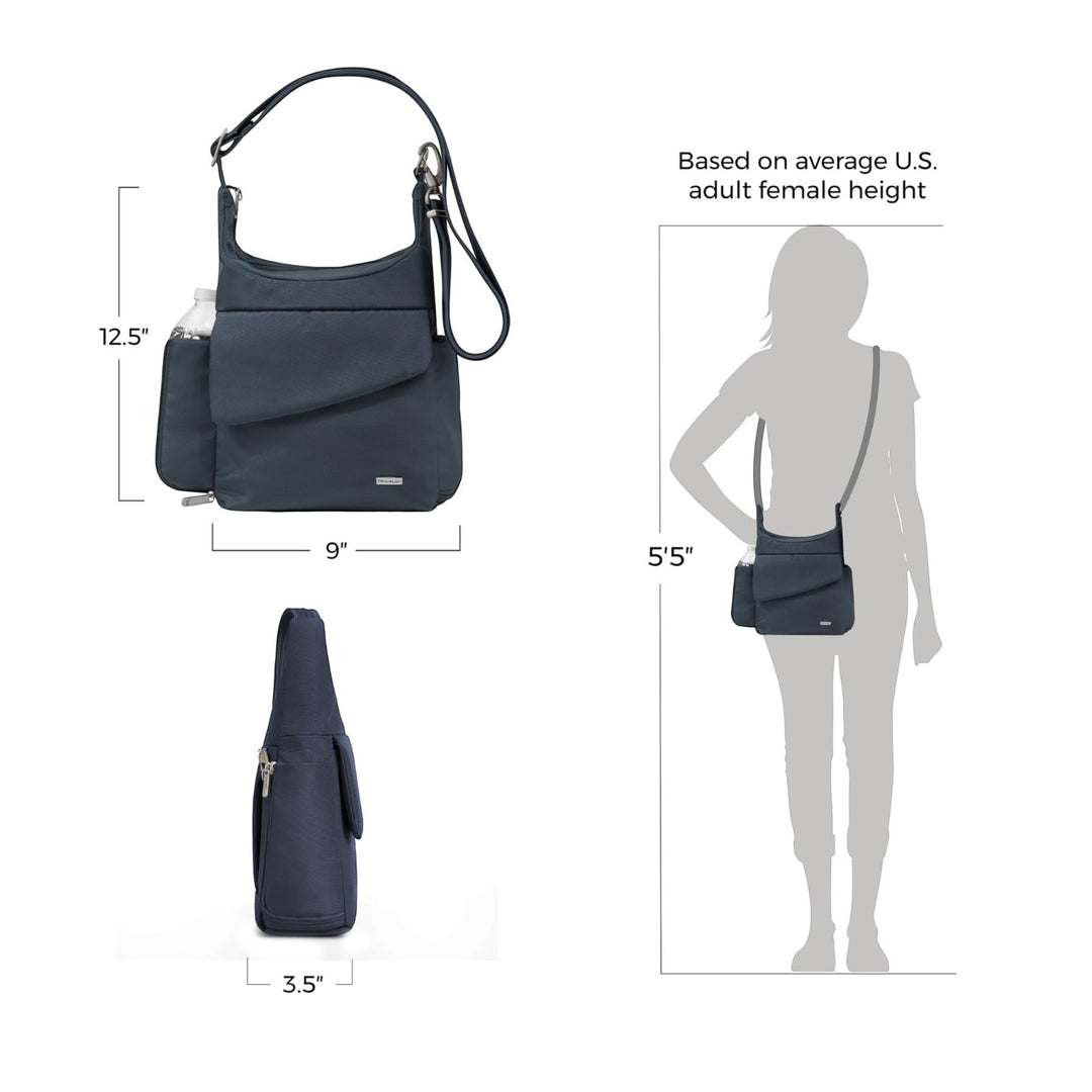 Travelon Anti-Theft Classic Messenger – Midnight