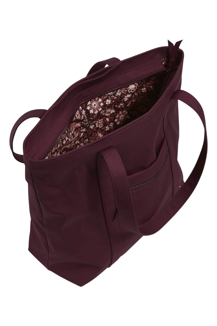 Vera Bradley Women's Cotton Vera Tote Bag – Mulled Wine