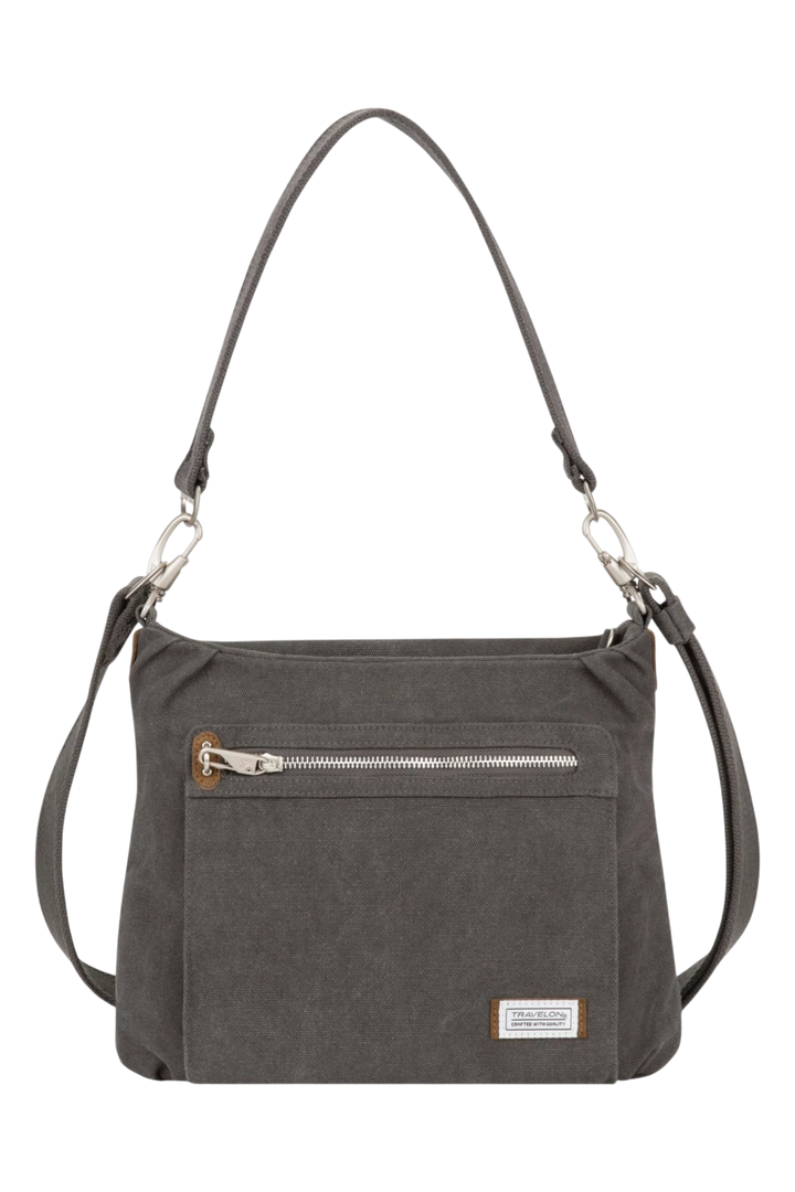 Travelon Anti-Theft Heritage Hobo Bag – Pewter
