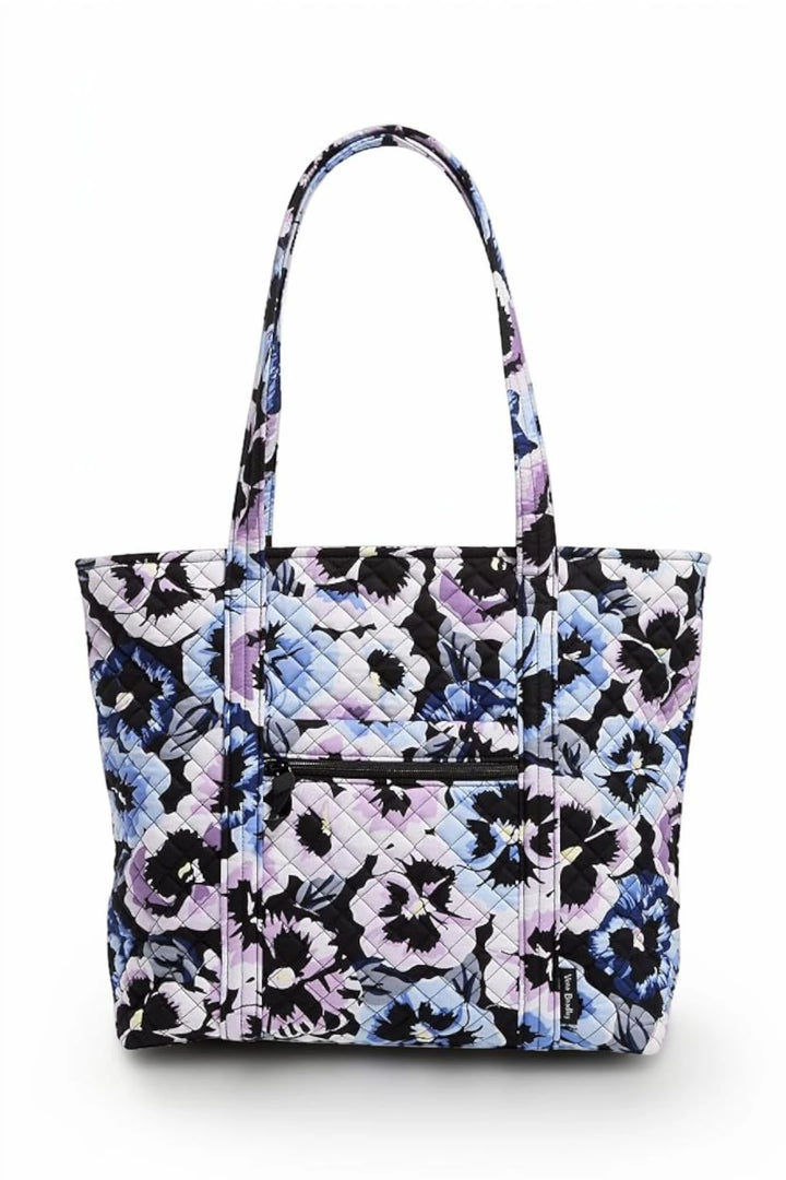 Vera Bradley Women's Performance Twill Work Tote Bag – Plum Pansies