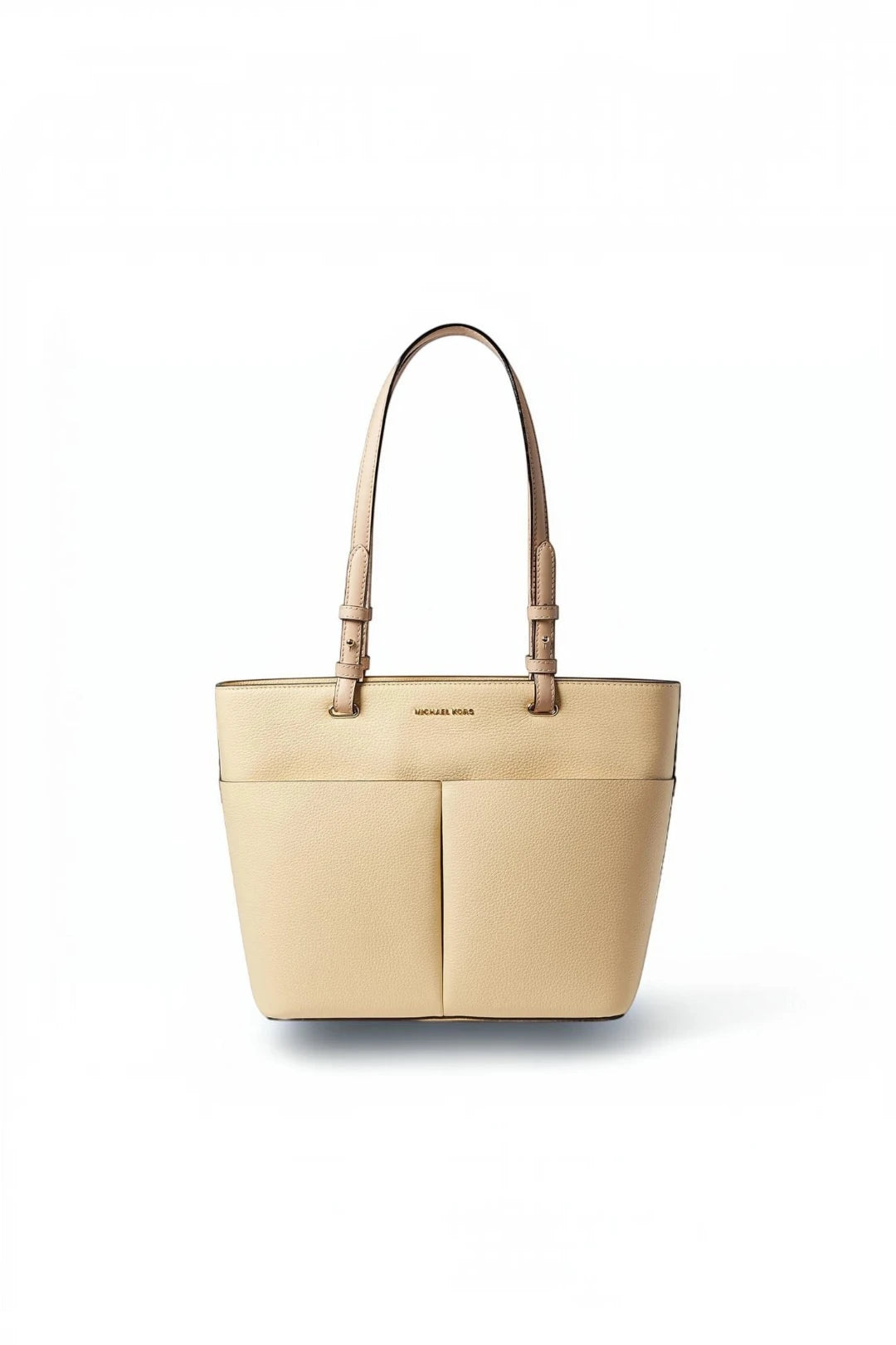 Michael Kors Bedford Medium Pebbled Leather Tote Bag – Buttermilk