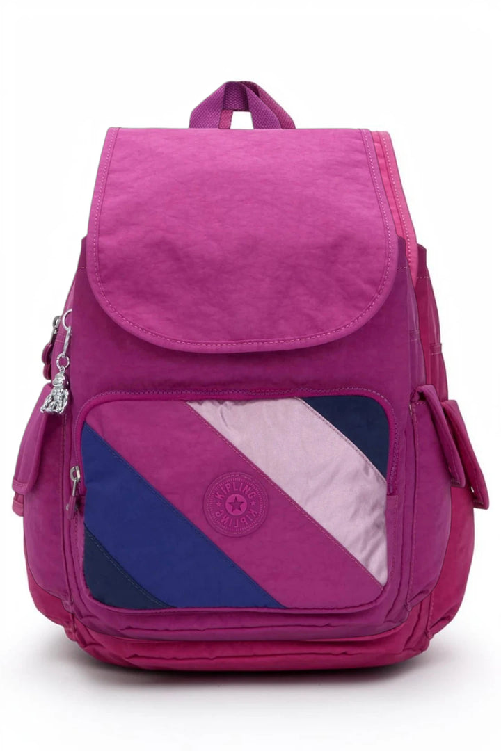 Kipling Women's City Pack Backpack - Pink Mix Block