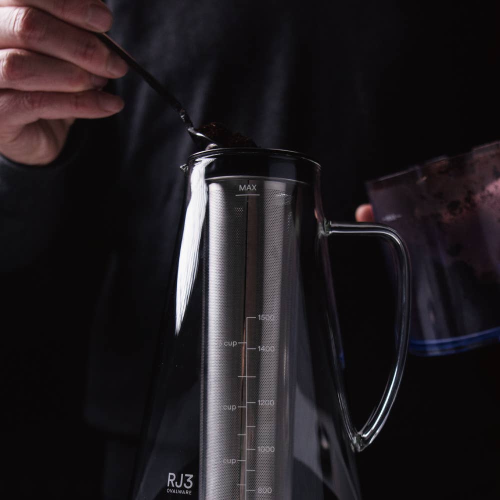 Airtight Cold Brew Coffee & Tea Maker | 1.5L Glass Pitcher