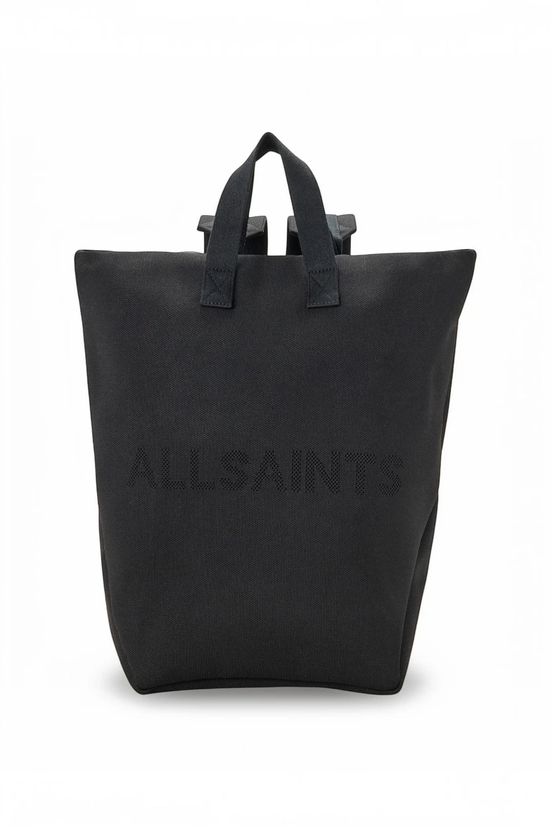 AllSaints Juno Knitted Backpack – Black