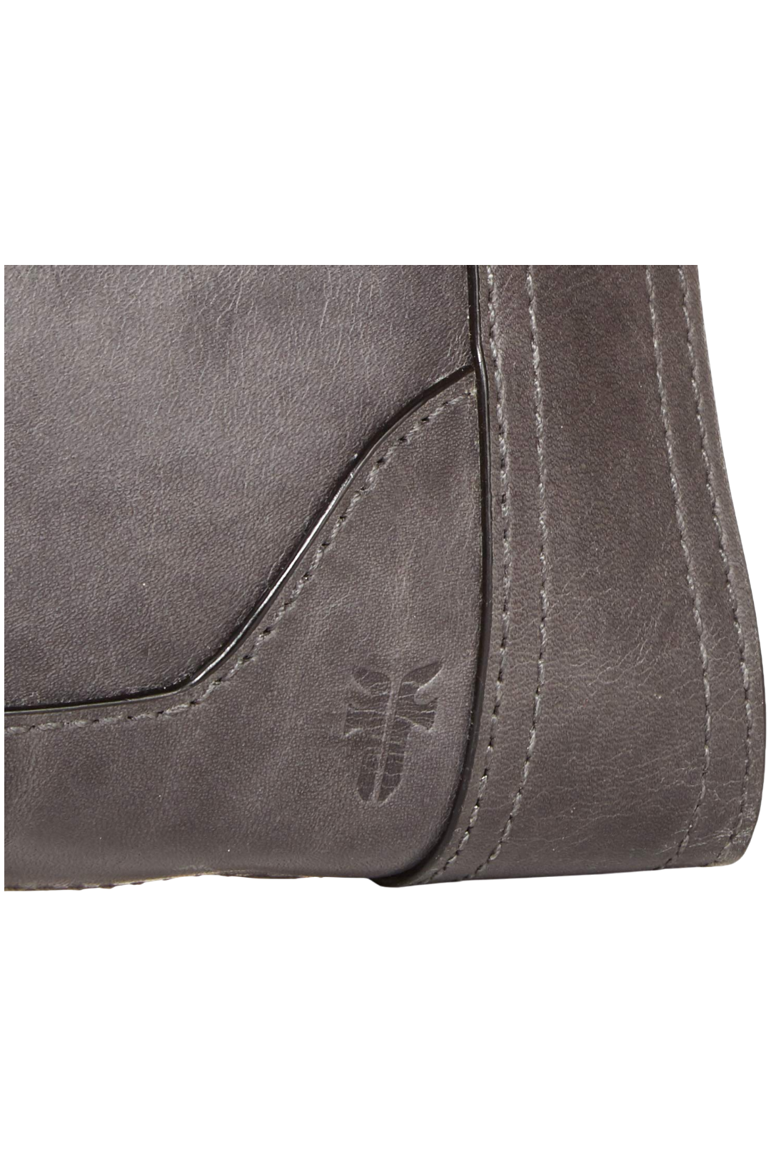 Frye Women’s Melissa Zip Crossbody Leather Bag - Carbon