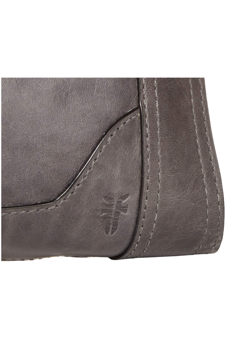 Frye Women’s Melissa Zip Crossbody Leather Bag - Carbon