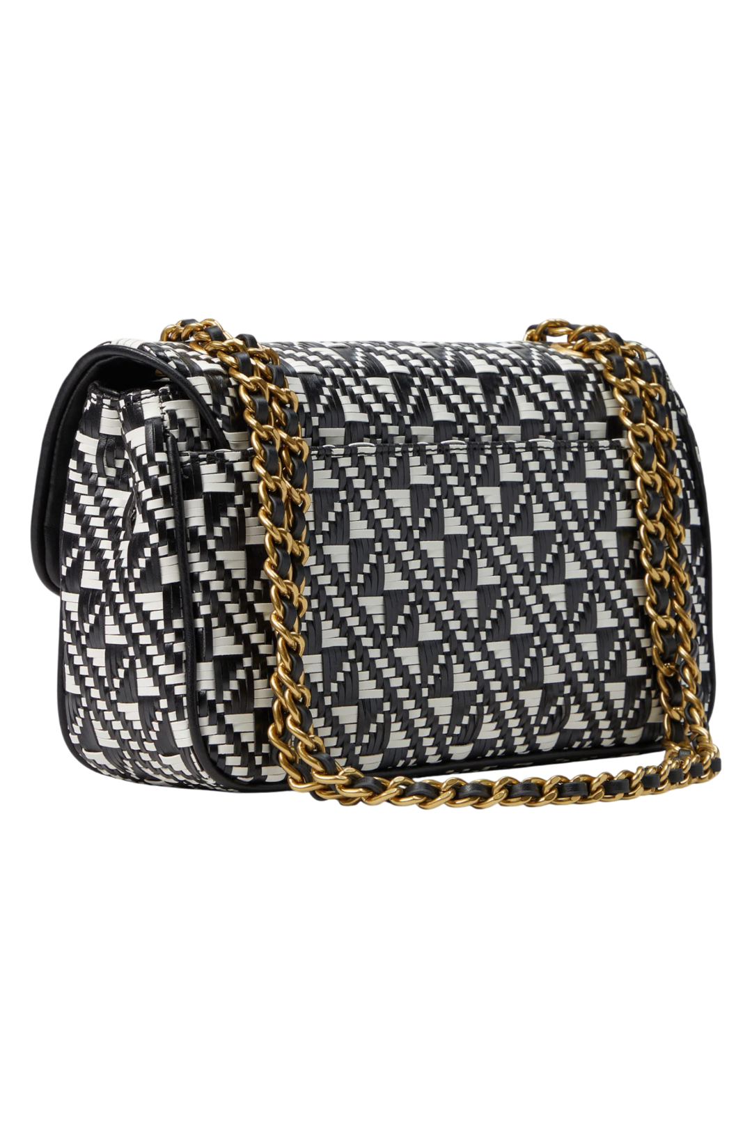 KARL LAGERFELD Paris Agyness Shoulder Bag – Black Aztec