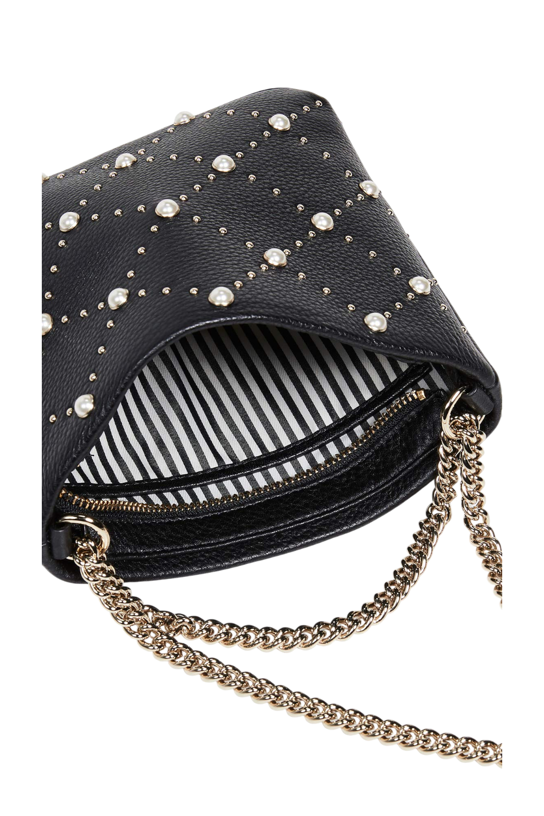 Kate Spade Hayes Street Pearl Ellery Crossbody – Black Pebbled Leather