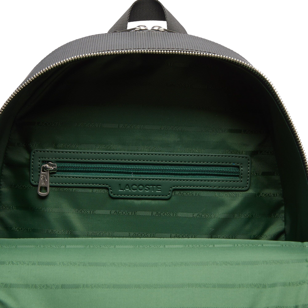 Lacoste Men's Chantaco Piqué Leather Backpack