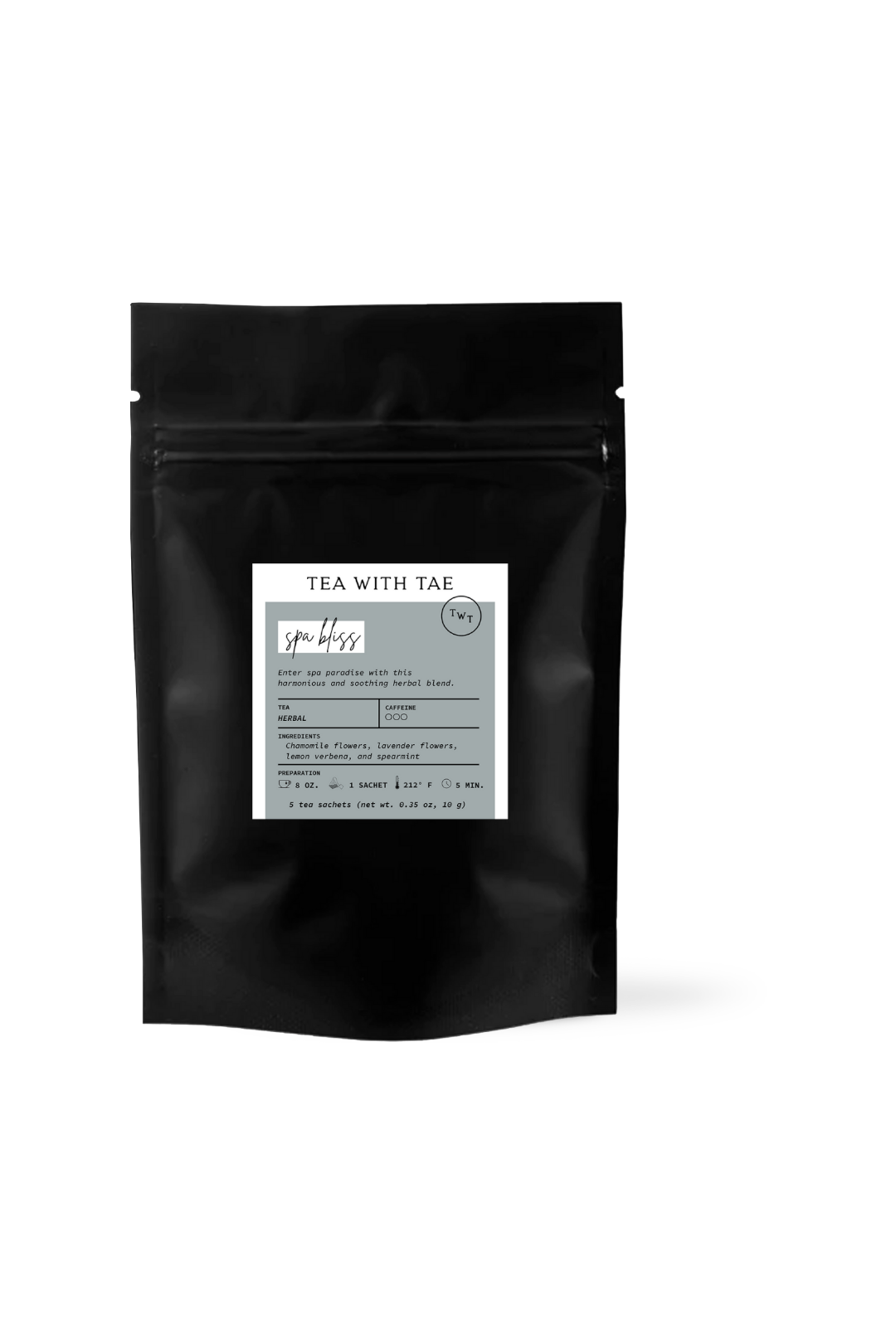 Spa Bliss Herbal Relaxing Tea Pouch