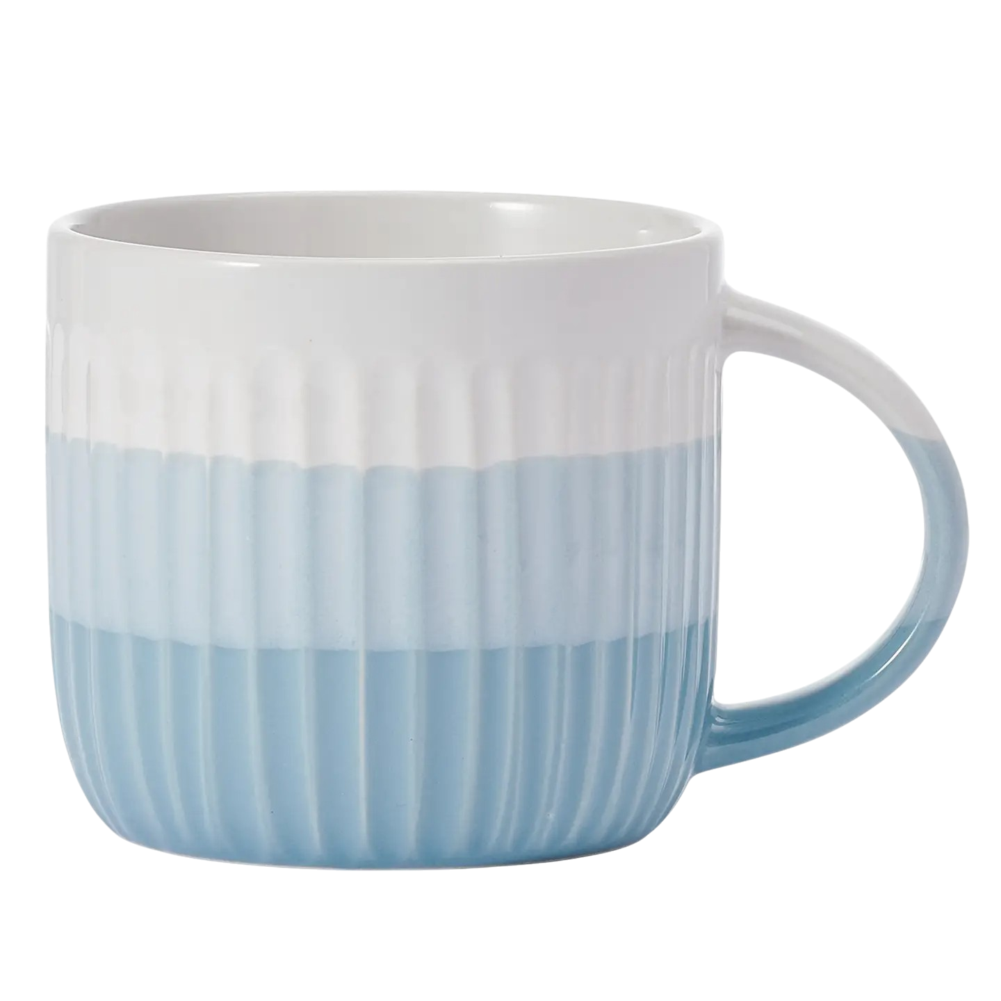 Pfaltzgraff Blue Ombre Ribbed Mug - Thumbnail 2