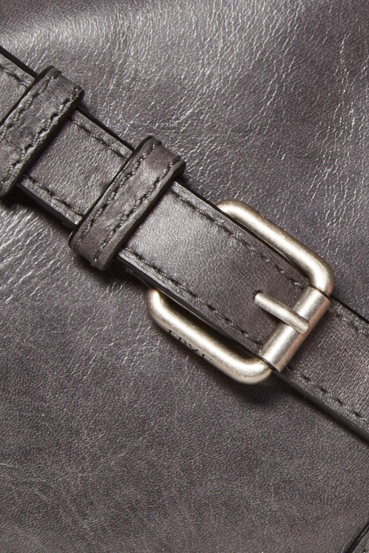 Frye Women’s Melissa Zip Crossbody Leather Bag - Carbon