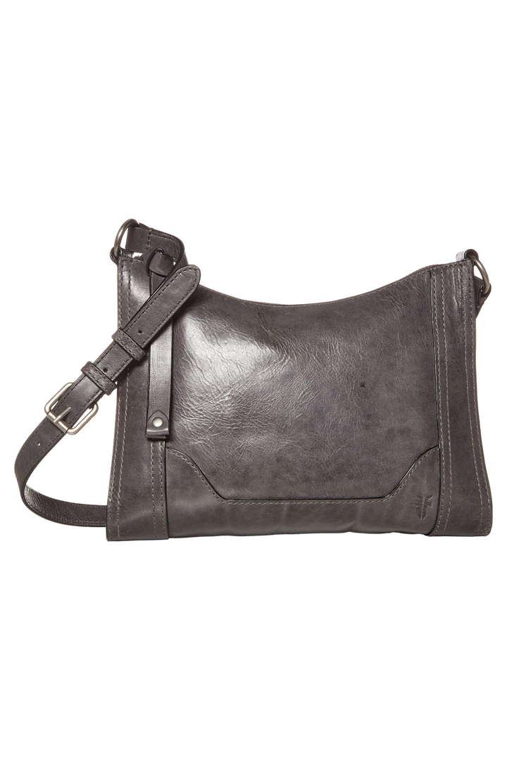 Frye Women’s Melissa Zip Crossbody Leather Bag - Carbon