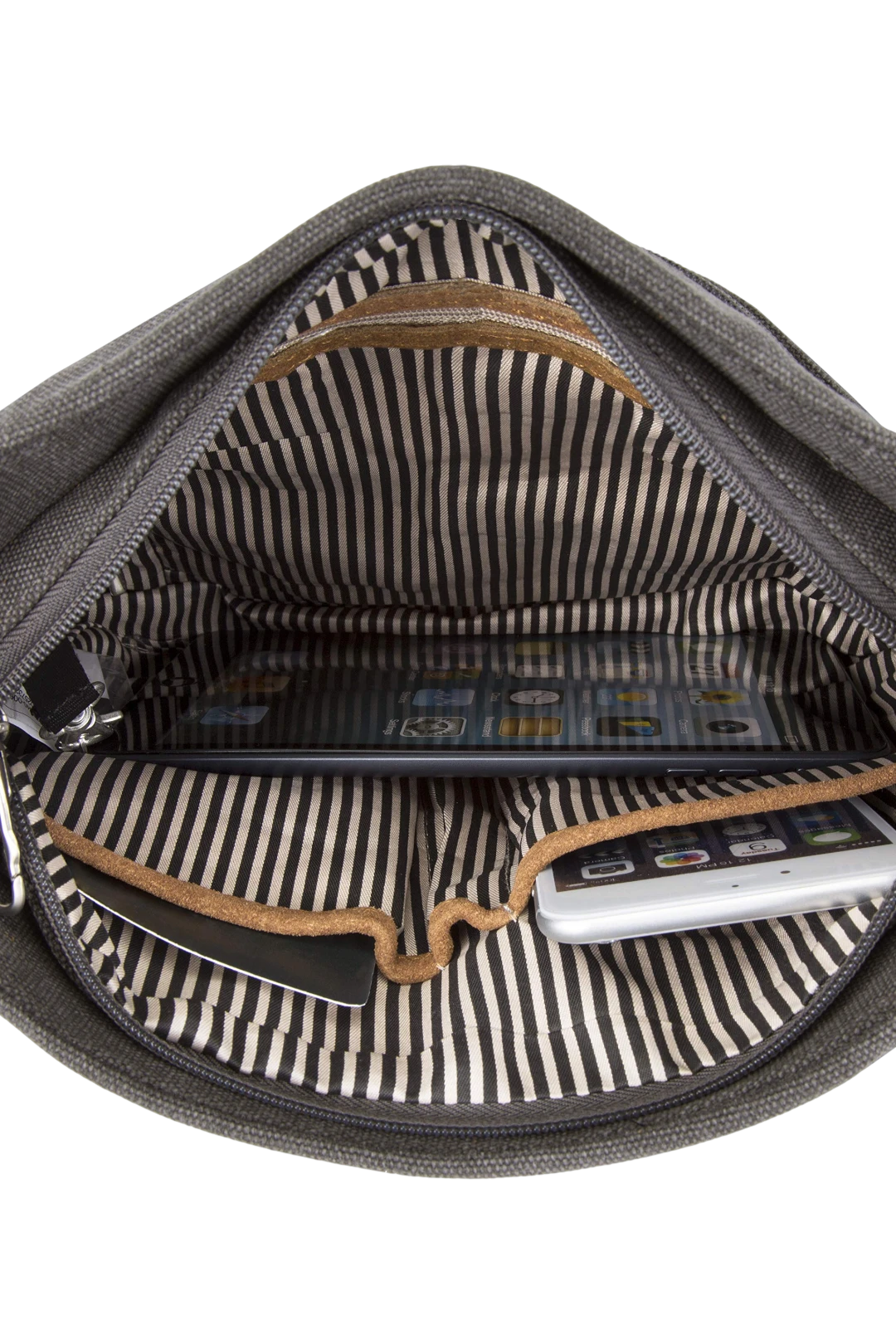 Travelon Anti-Theft Heritage Hobo Bag – Pewter