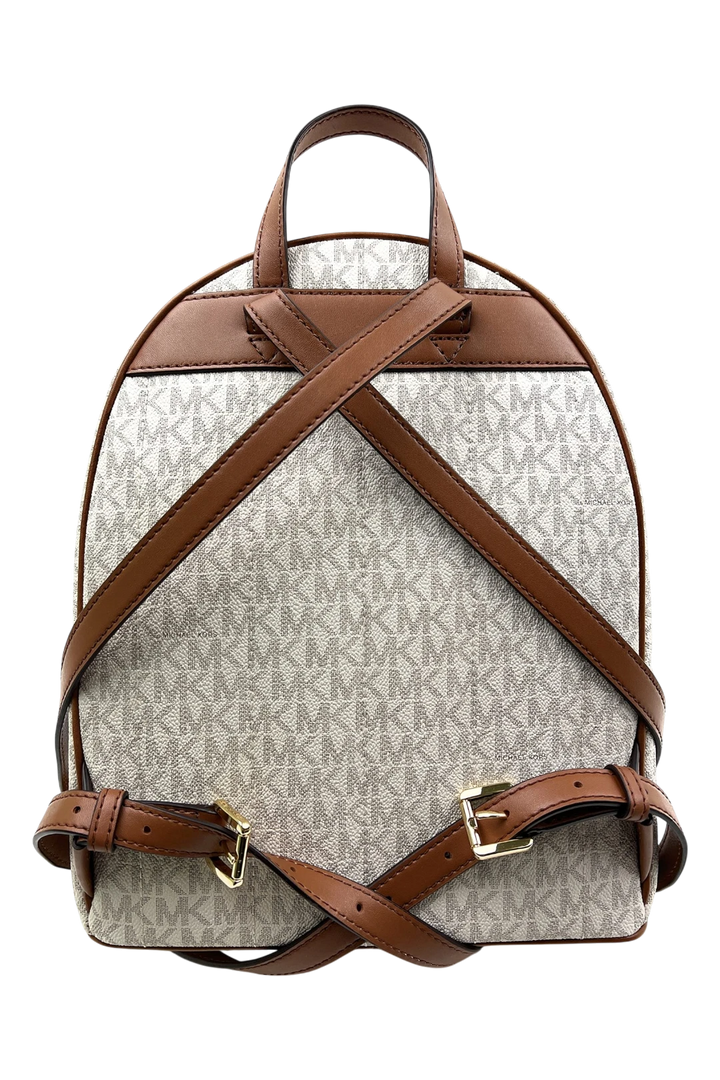 Michael Kors Kenly Medium Logo Backpack - Vanilla