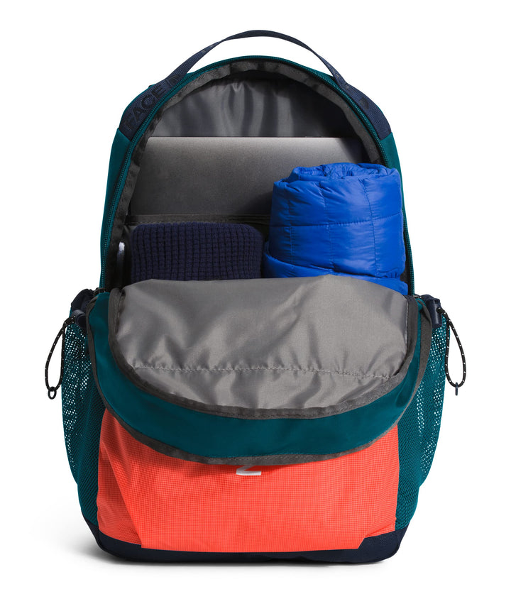 The North Face Bozer Mens Backpack - Retro Orange/Blue Coral/Summit Navy