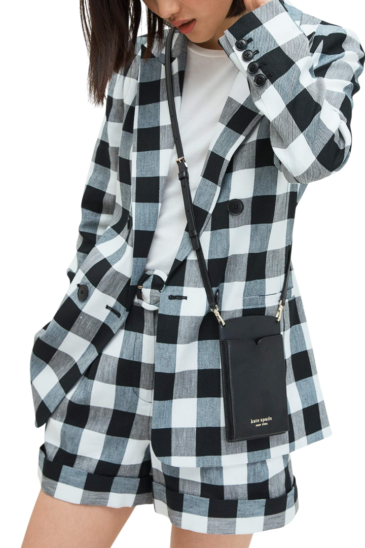 Kate Spade Spencer Slim Crossbody – Black Saffiano Leather