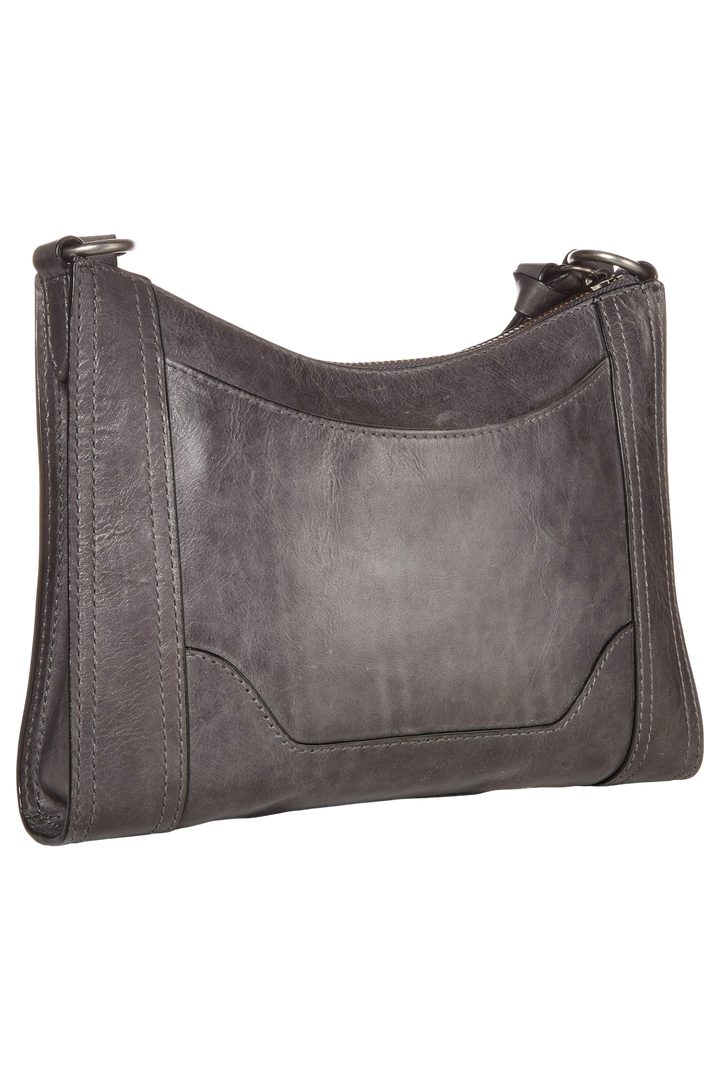 Frye Women’s Melissa Zip Crossbody Leather Bag - Carbon