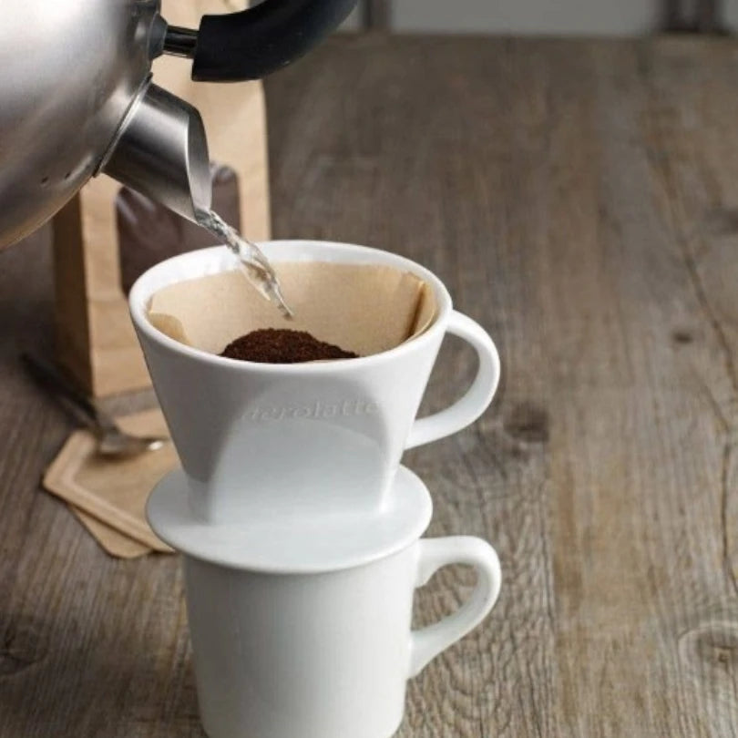 Aerolatte Ceramic Pour Over Coffee Filter Cone – Size No.2