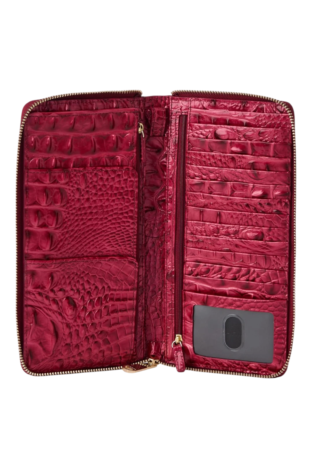 BRAHMIN Skyler Clutch – Merlot Ombre Melbourne