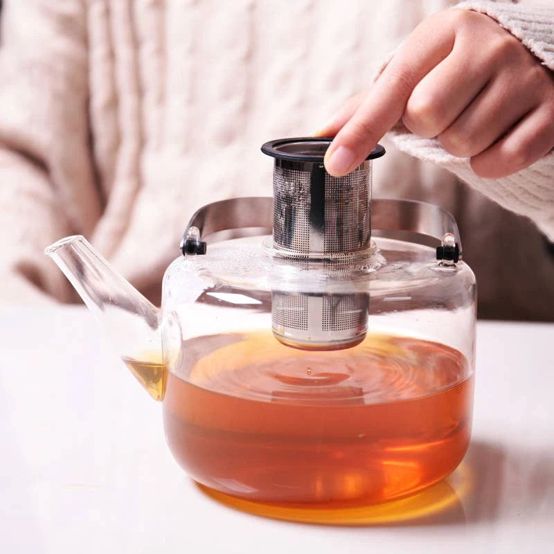 Bjorn™ Glass Teapot with Loose Leaf Tea Infuser – 40 oz