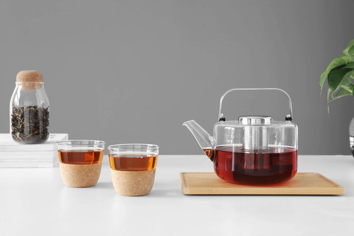 Bjorn™ Glass Teapot with Loose Leaf Tea Infuser – 40 oz