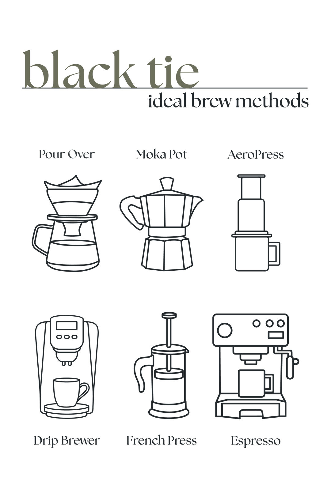 Black Tie – Dark Roast Espresso Blend