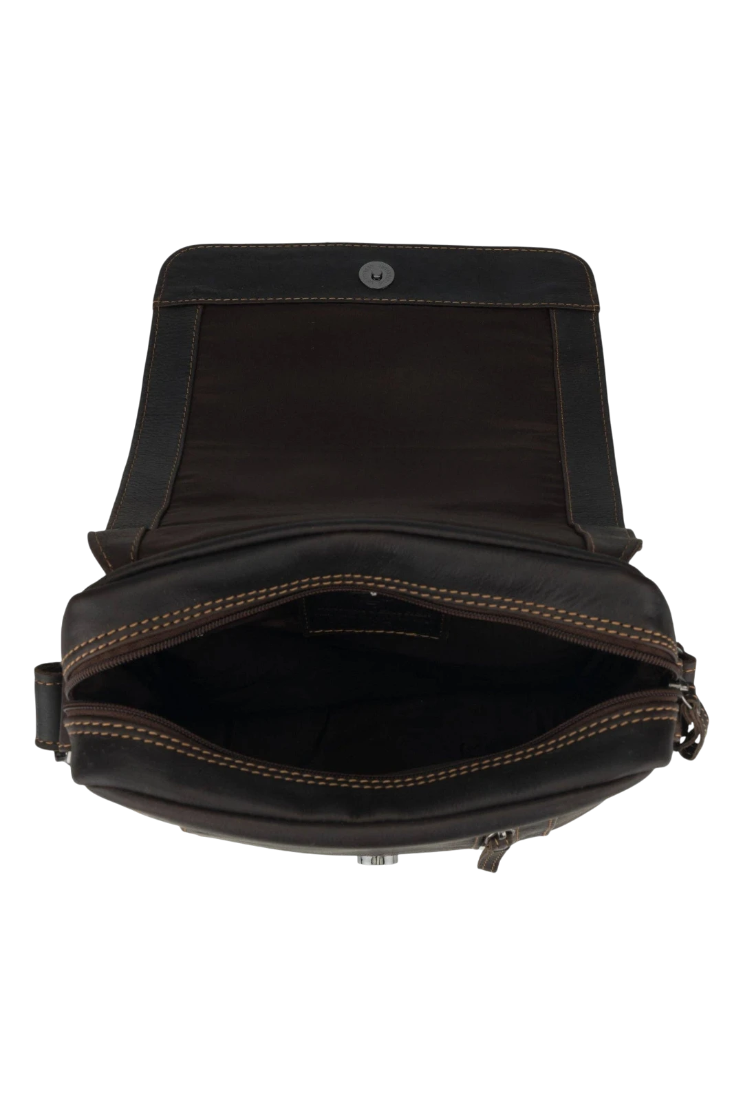 Boulder Leather Messenger Bag – Brown